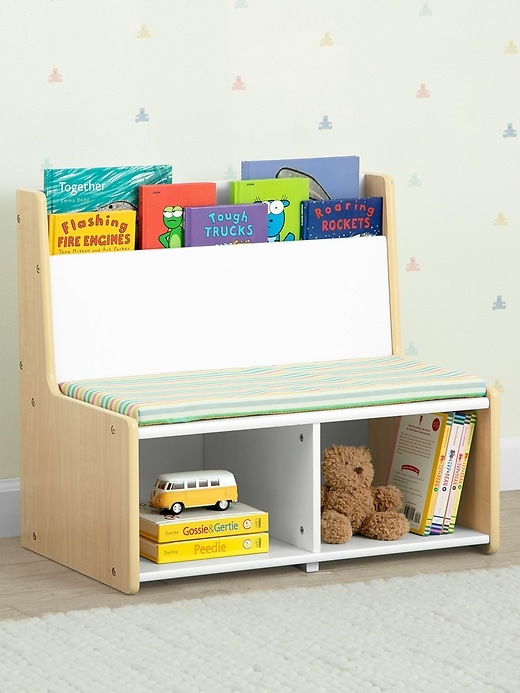 Image number 2 showing, Toddler Reading Nook with Padded Bench