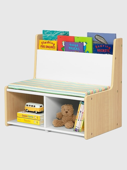 Image number 4 showing, Toddler Reading Nook with Padded Bench