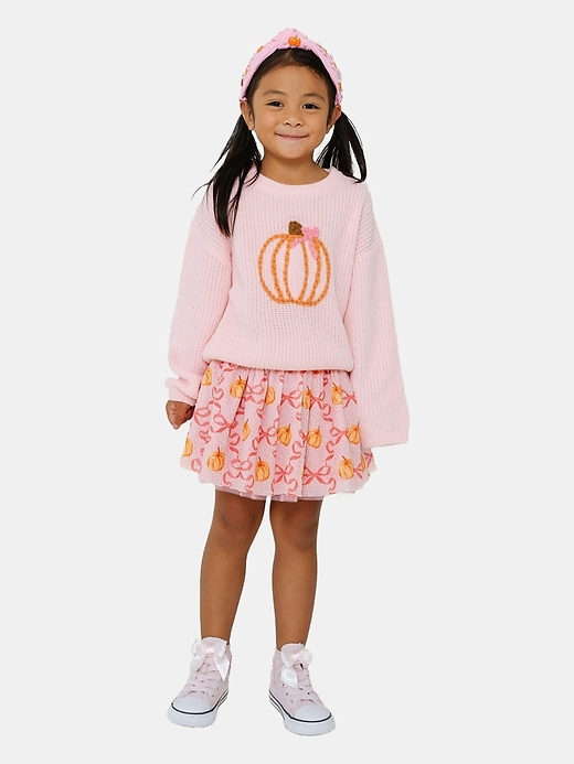 Image number 2 showing, Sweet Wink Pumpkin Trellis Tutu