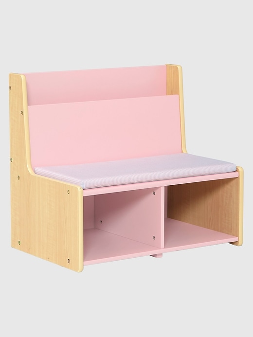 Image number 5 showing, Toddler Reading Nook with Padded Bench
