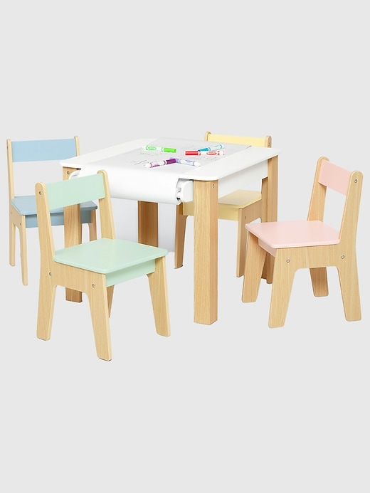 Image number 2 showing, Toddler Table and 4 Chair Set
