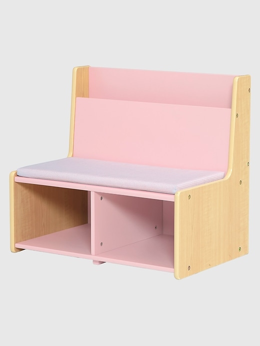 Image number 7 showing, Toddler Reading Nook with Padded Bench