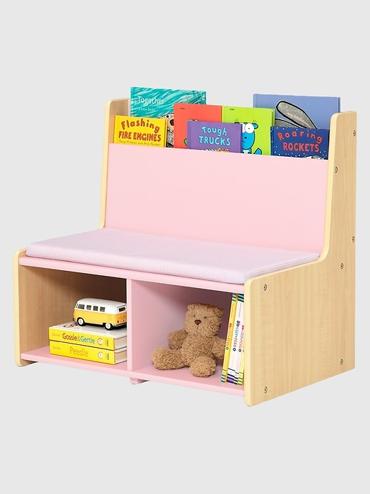 Image number 4 showing, Toddler Reading Nook with Padded Bench