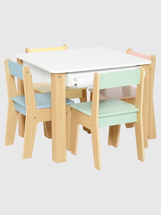 Image number 3 showing, Toddler Table and 4 Chair Set