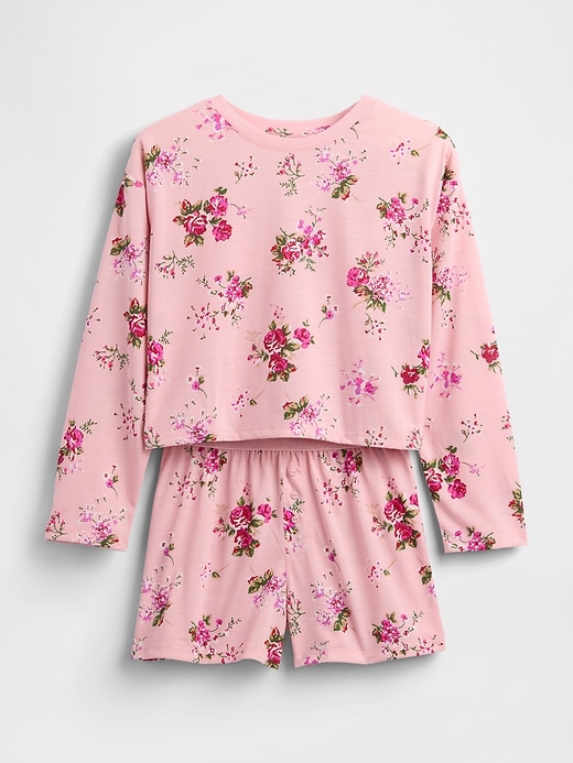 Image number 1 showing, Kids Recycled PJ Short Set