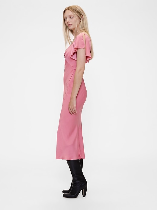 Image number 3 showing, GapStudio Satin Midi Dress
