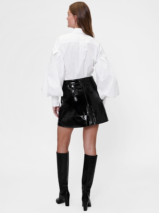 Image number 3 showing, GapStudio Poplin Bow Shirt