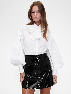 GapStudio Poplin Bow Shirt