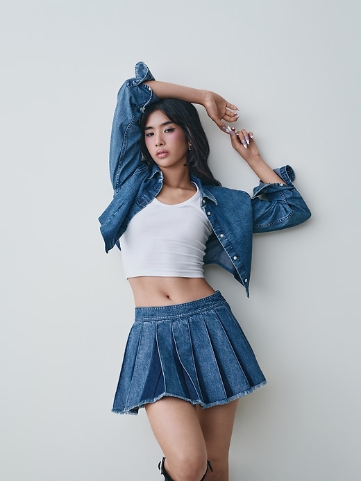Image number 6 showing, Denim Fitted Shirt