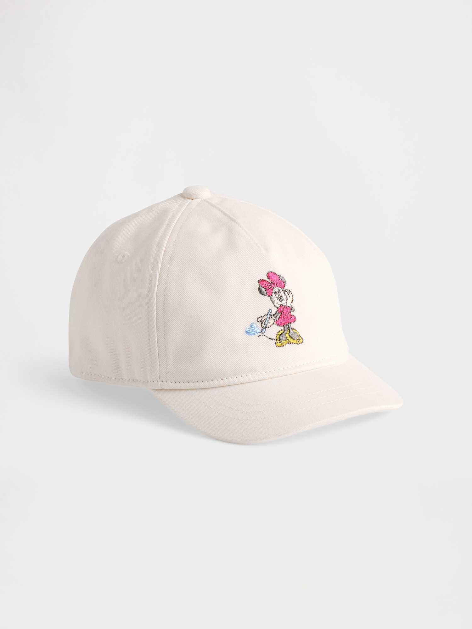 Gap × Disney Toddler Organic Cotton Baseball Hat - Ivory Frost