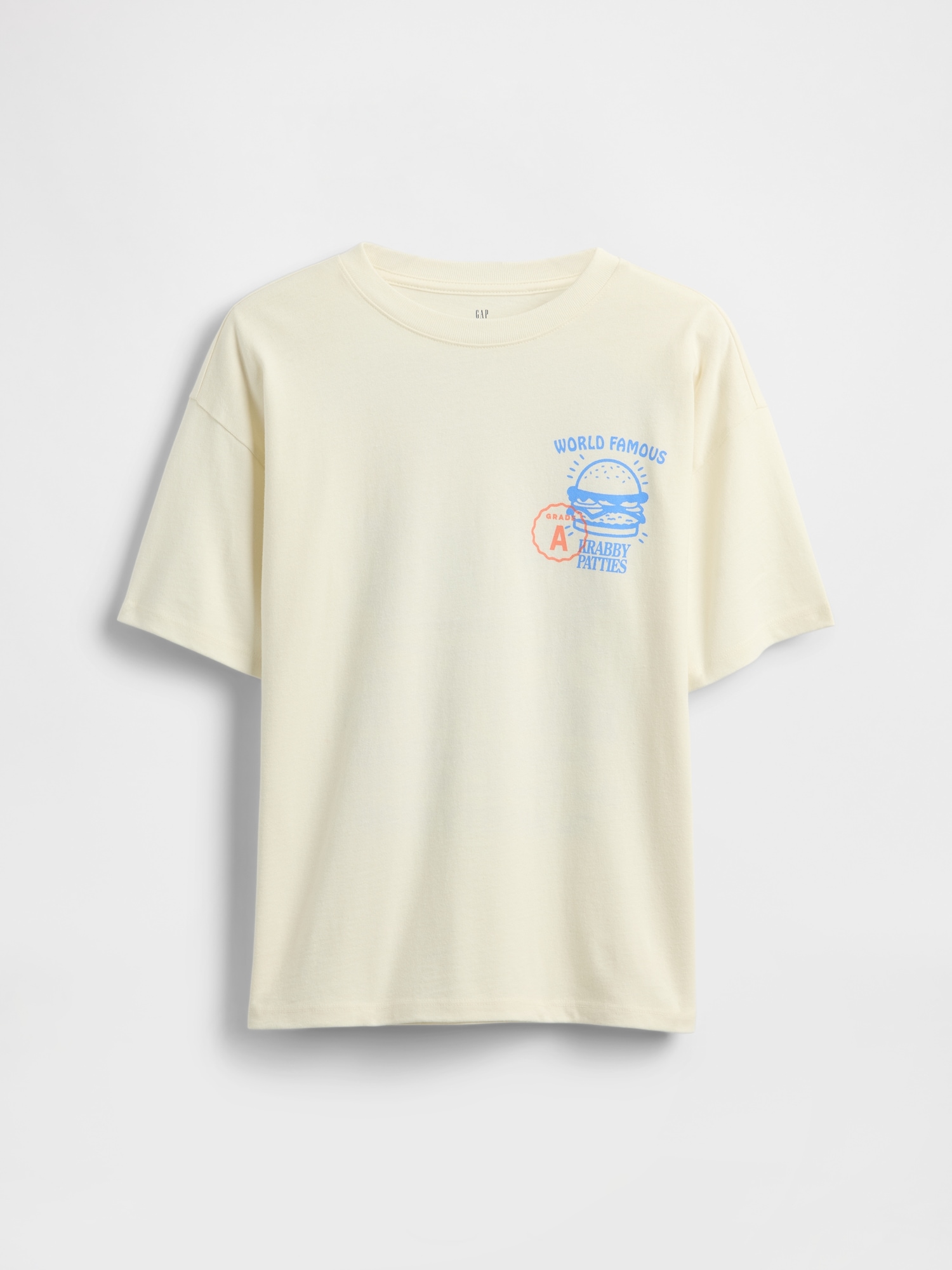 Kids Relaxed Graphic T-Shirt - New Off White