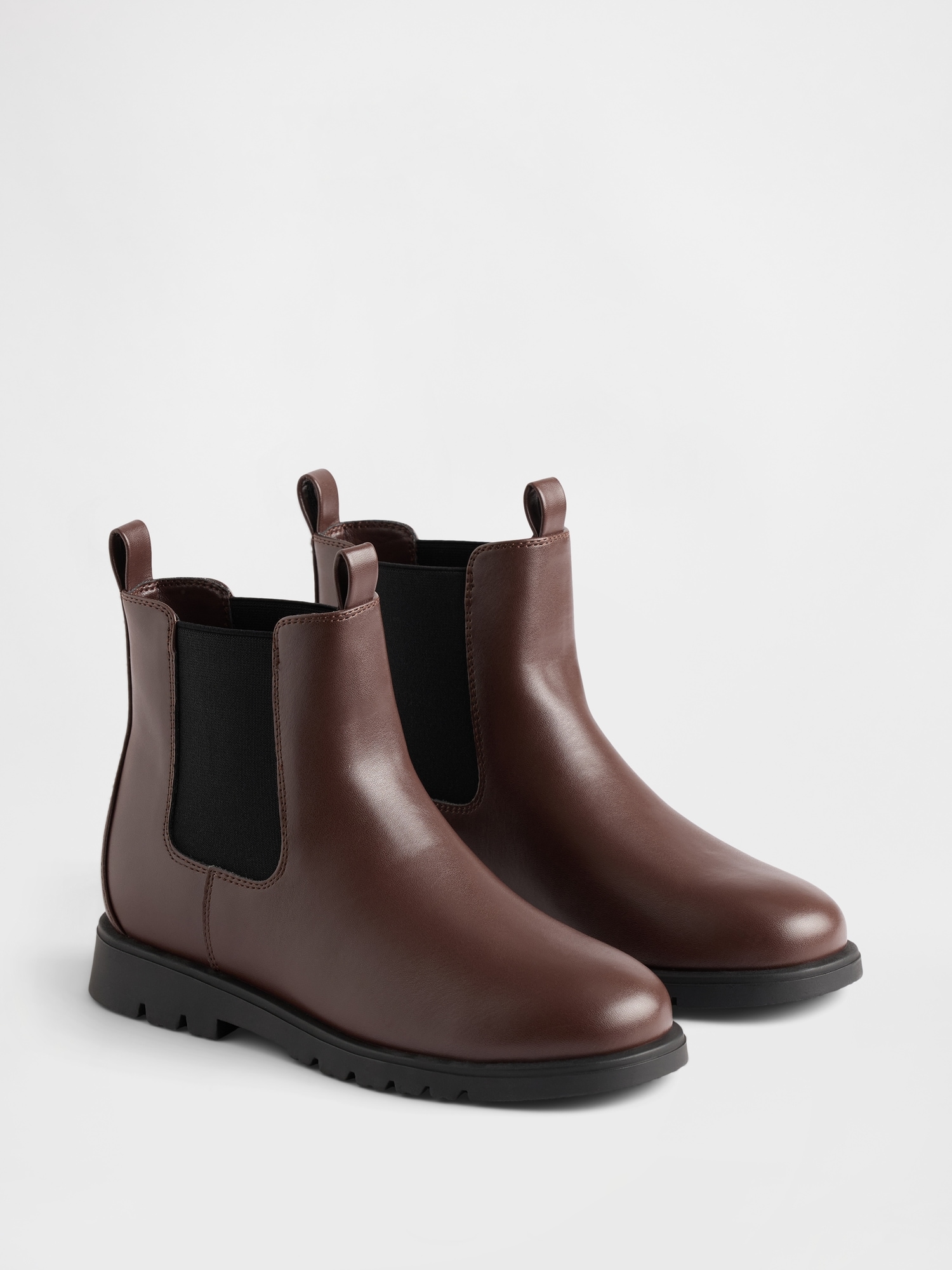 Kids Vegan Leather Chelsea Boots