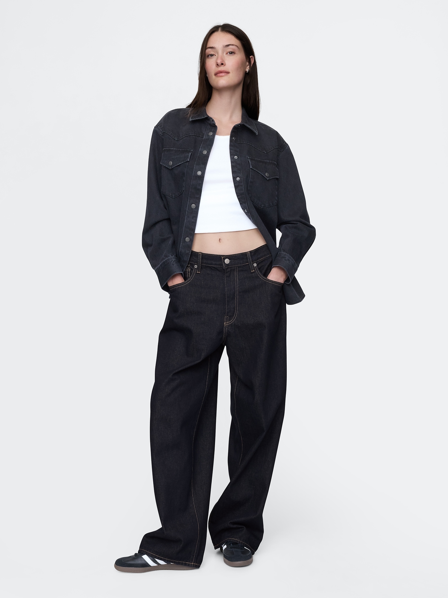 Extra Baggy Jeans - Dark Rinse