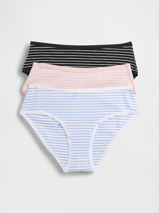 Image number 4 showing, Organic Stretch Cotton Hipster (3-Pack)