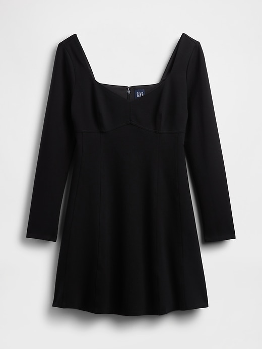 Image number 5 showing, Ponte Sweetheart Seamed Mini Dress