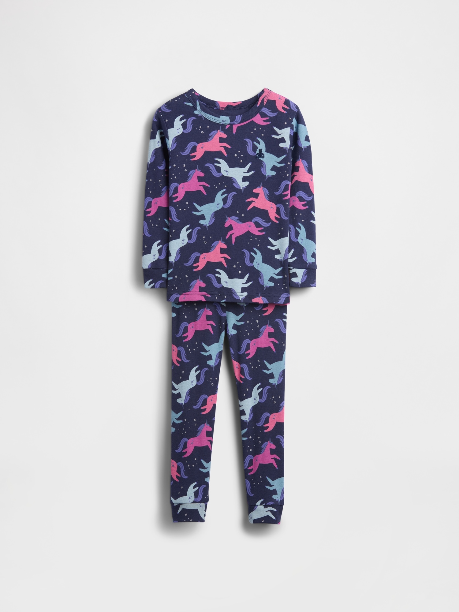 Gap Kids' Baby & Toddler Organic Brushed Cotton Unicorn Pj Set In Blue