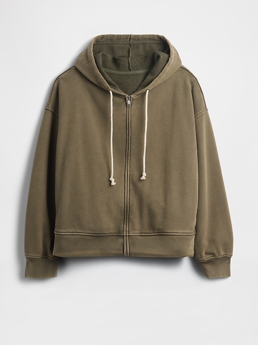Image number 6 showing, Heavyweight French Terry Oversized Zip Hoodie