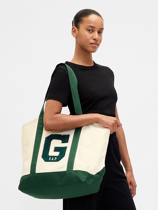 Image number 2 showing, Varsity Logo Tote Bag