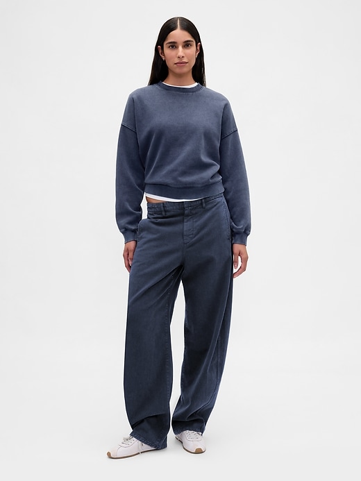 Image number 2 showing, VintageSoft Wedge Crewneck Sweatshirt
