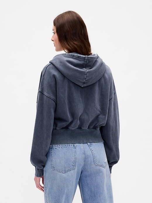 Image number 3 showing, VintageSoft Full-Zip Wedge Hoodie