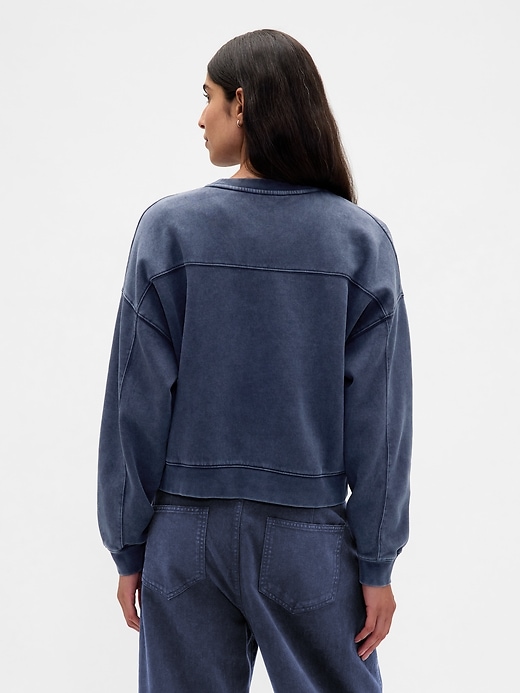 Image number 3 showing, VintageSoft Wedge Crewneck Sweatshirt