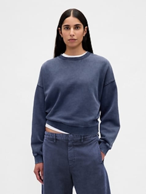 VintageSoft Wedge Crewneck Sweatshirt