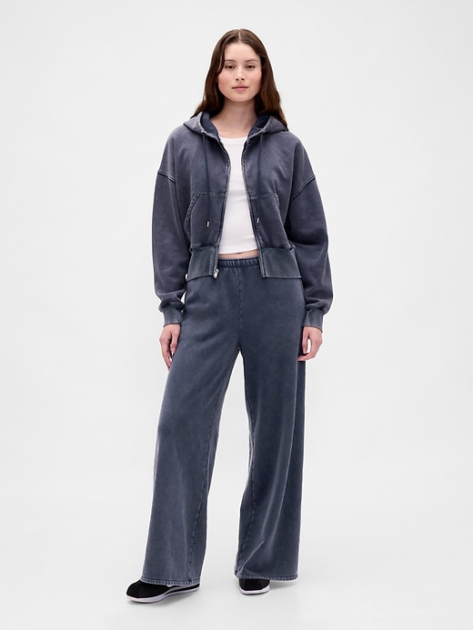 Image number 1 showing, VintageSoft Baggy Wide-Leg Sweatpants