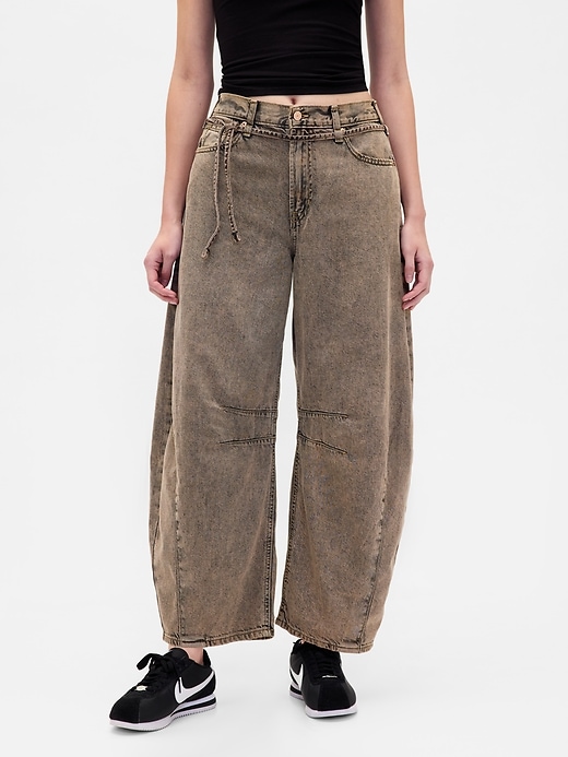 High Rise UltraSoft Horseshoe Jeans