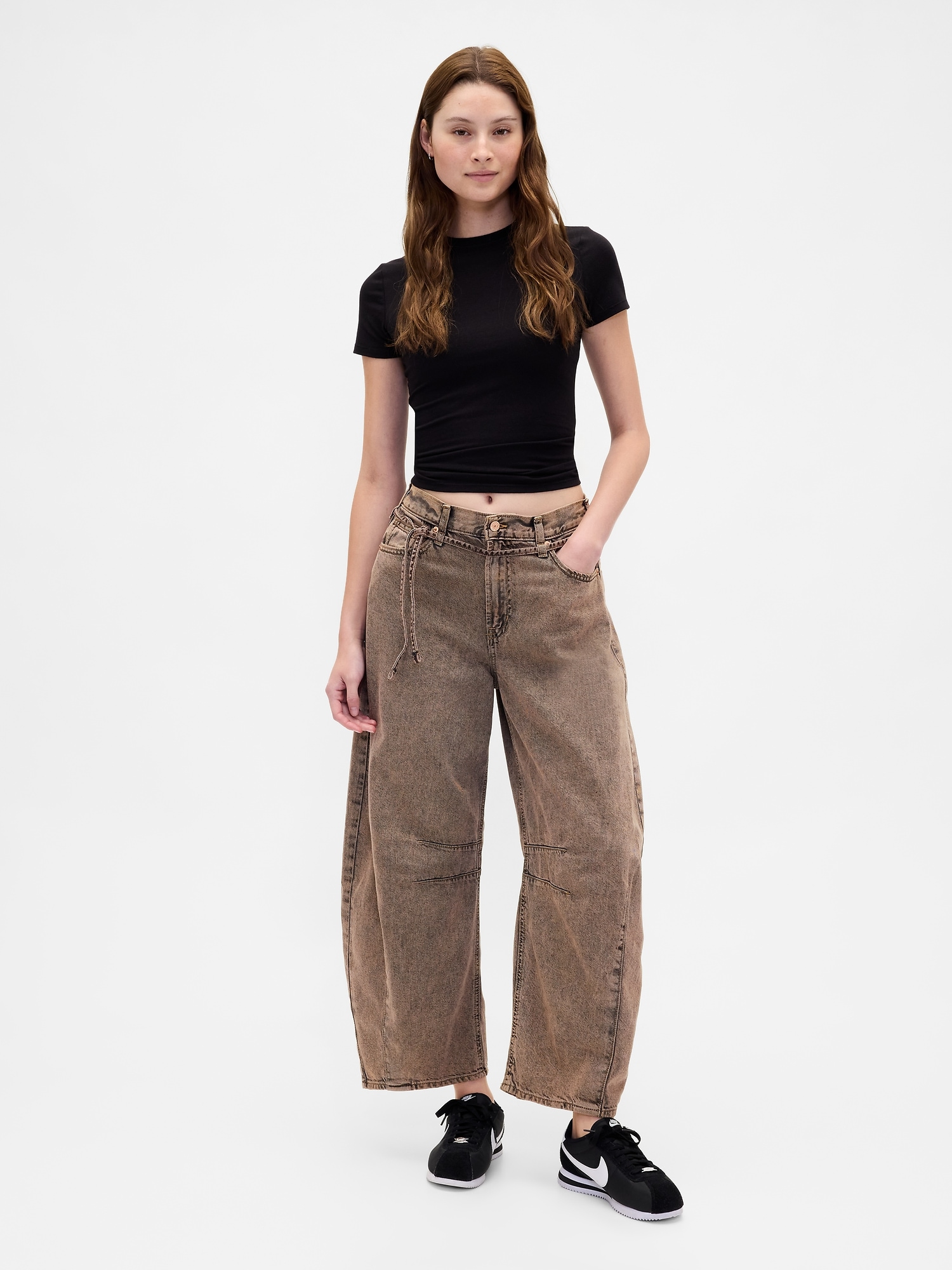 High Rise UltraSoft Horseshoe Jeans