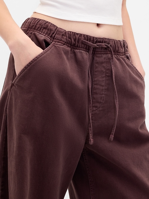Image number 7 showing, Mid Rise Twill Easy Horseshoe Pants