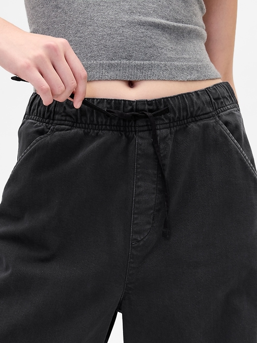 Image number 6 showing, Mid Rise Twill Easy Horseshoe Pants
