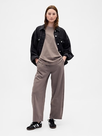 Heavyweight Organic Cotton Barrel Pants