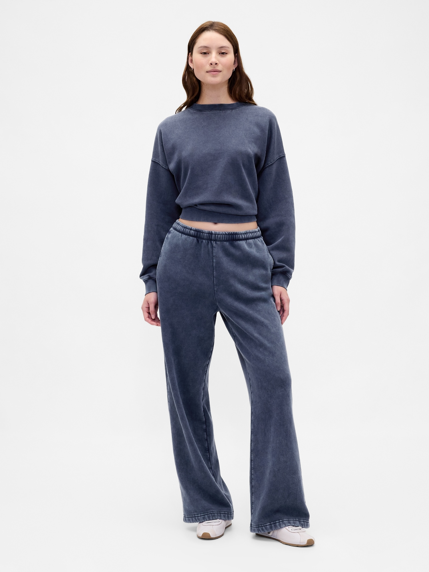 VintageSoft Straight Sweatpants - Tapestry Navy Blue Wash