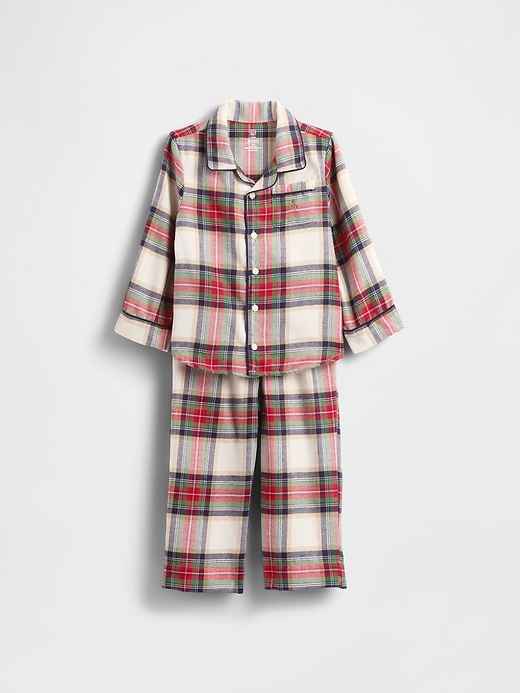 Image number 3 showing, Baby & Toddler Recycled Flannel PJ Set