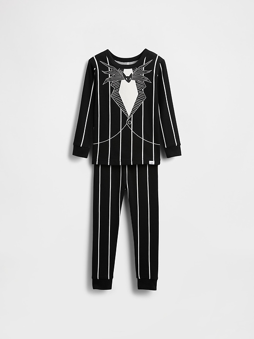Image number 3 showing, Gap × Disney Tim Burton’s The Nightmare Before Christmas Baby & Toddler Organic Cotton PJ Set