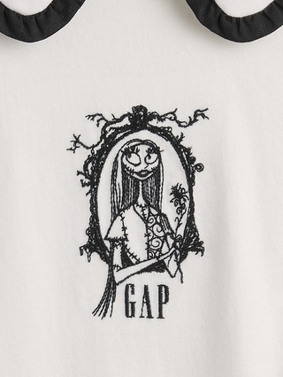 Maglietta The Nightmare Before Christmas Donna – Skinny Fit Con Tasca E Teschio Jack