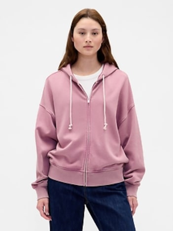 Heavyweight French Terry Oversized Zip Hoodie