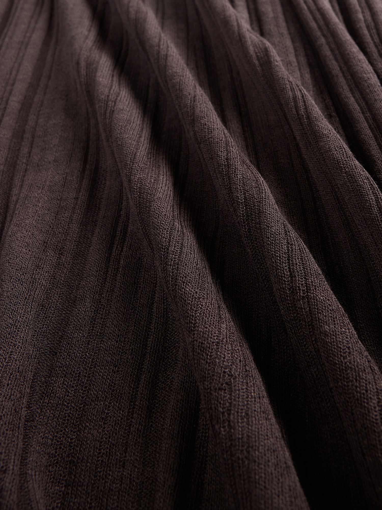 Sheer Maxi Sweater Skirt