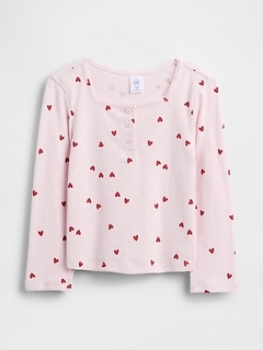 Baby & Toddler Pointelle Henley Top