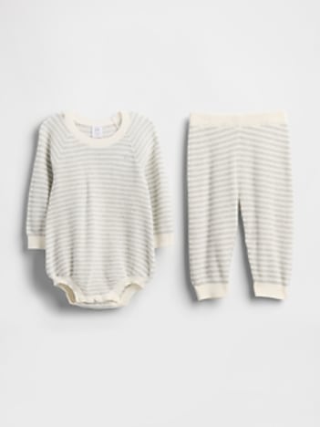 Baby Sweater Bodysuit Outfit Set