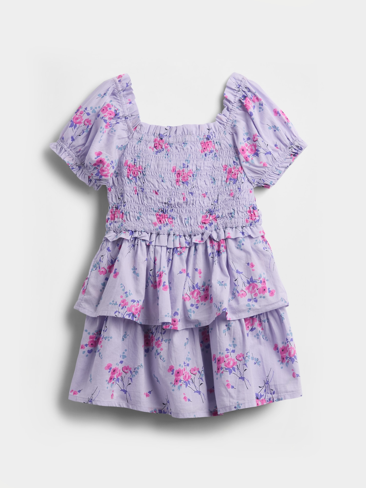 Baby & Toddler Smocked Puff-Sleeve Dress