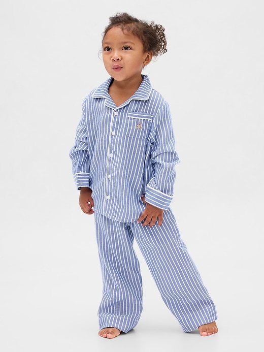 Image number 2 showing, Baby & Toddler Recycled Flannel PJ Set