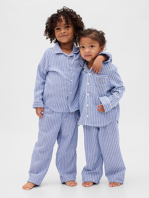 Image number 5 showing, Baby & Toddler Recycled Flannel PJ Set