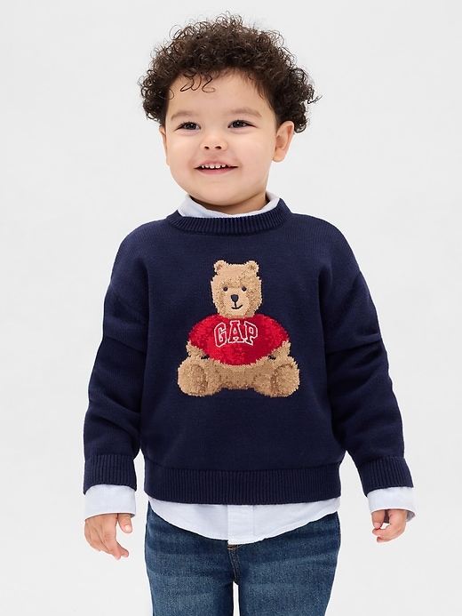 Image number 1 showing, Baby & Toddler Graphic Crewneck Sweater