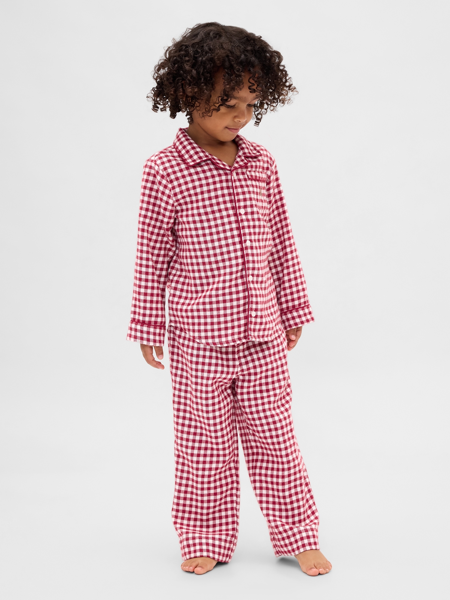 Gap Baby & Toddler Recycled Flannel Pj Set In Multi