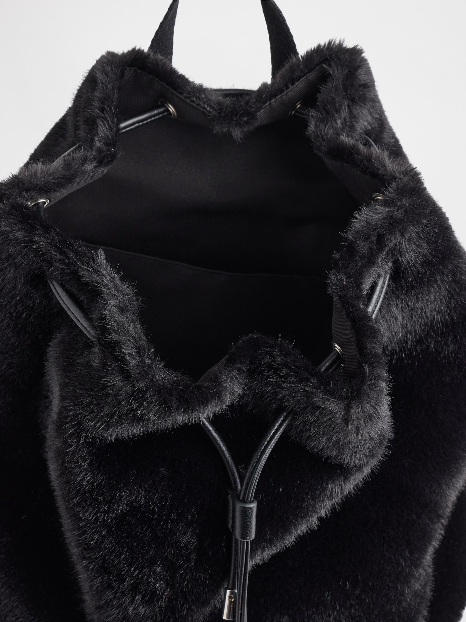 Kids Faux Fur Backpack