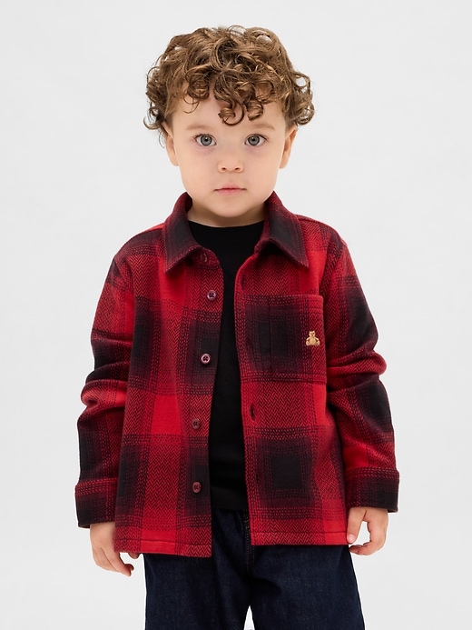 Image number 1 showing, Baby & Toddler Plaid Button-Front Shirt