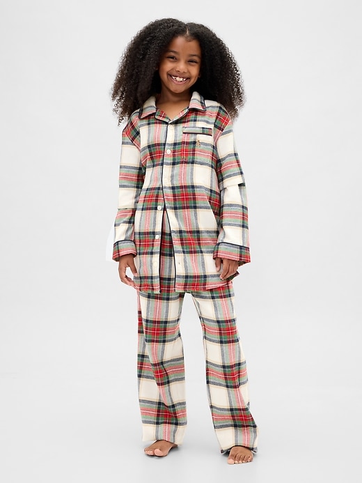 Image number 4 showing, Kids Recycled Flannel PJ Set