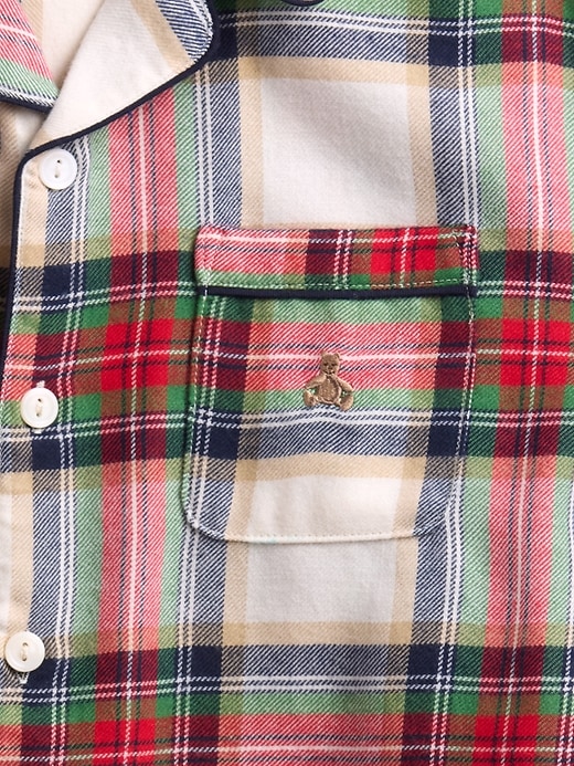 Image number 5 showing, Kids Recycled Flannel PJ Set