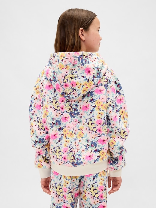 Image number 3 showing, Kids VintageSoft Relaxed Floral Hoodie